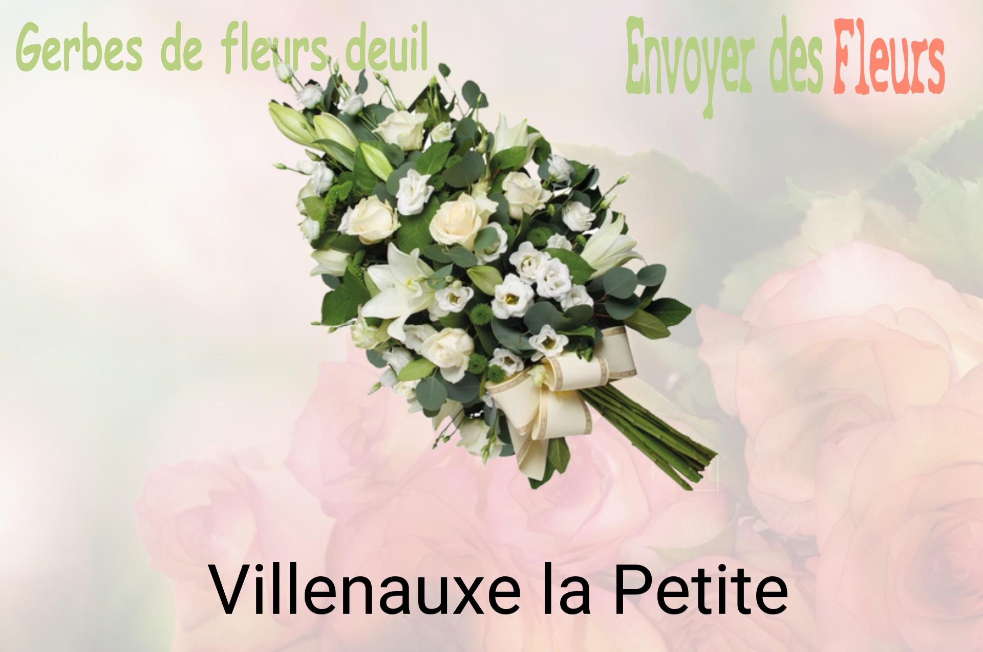 Gerbe de fleurs de deuil livrée à Villenauxe-la-Petite